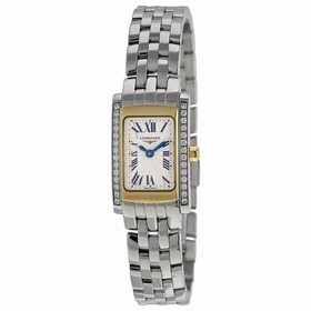 Longines Dolce Vita Silver Dial Diamond Ladies Watch L51585786