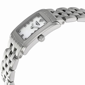 Longines DolceVita Mini White Mother of Pearl Dial Ladies Watch L5.158.4.94.6