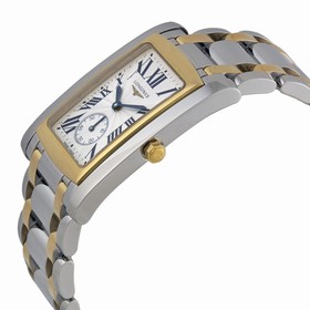 Longines DolceVita Silver Dial 18Kt Yellow Gold Ladies Watch L5.655.5.70.7