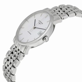 Longines Elegant Automatic White Dial Stainless Steel Automatic Men's Watch L48094126