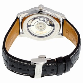 Longines Master Collection Automatic Black Dial Black Leather Ladies Watch L2.793.4.51.7