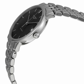 Longines Elegant Collection Auto Sunray Gray Dial Stainless Steel Ladies Watch L4.809.4.72.6