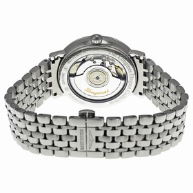 Longines Elegant Collection Watch Automatic White Dial Stainless Steel Men's Watch L48104126