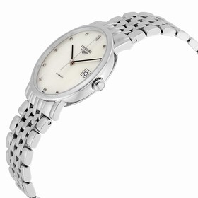 Longines Elegant Mother of Pearl Stainless Steel Automatic Men's Watch L4.809.4.87.6