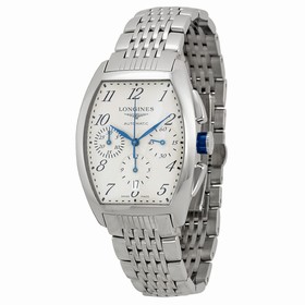 Longines Evidenza Automatic Chronograph Silver Dial Stainless Steel Men's Watch L2.643.4.73.6