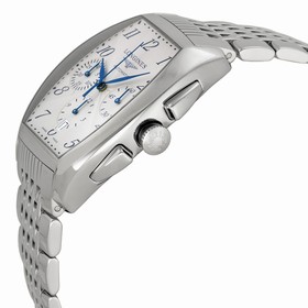 Longines Evidenza Automatic Chronograph Silver Dial Stainless Steel Men's Watch L2.643.4.73.6