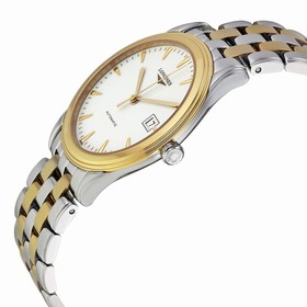 Longines Flagship Automatic White Dial Two-tone Men's Watch L48743227