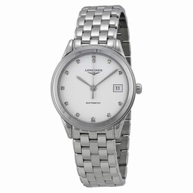 Longines Flagship White Diamond Dial Automatic Men's Watch L4.774.4.27.6