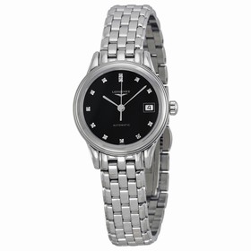 Longines Flagship Black Dial Diamond Ladies Watch L42744576