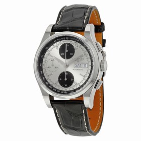 Longines Heritage Automatic Chronograph Silver Dial Black Leather Men's Watch L27474924