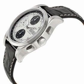 Longines Heritage Automatic Chronograph Silver Dial Black Leather Men's Watch L27474924