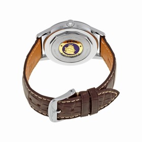 Longines Heritage Flagship Automatic Silver Dial Brown Leather Men's Watch L47954782