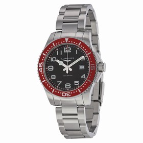 Longines Hydroconquest Black Dial Stainless Steel Men's Watch L36884596
