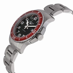 Longines Hydroconquest Black Dial Stainless Steel Men's Watch L36884596