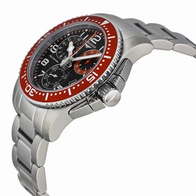 Longines HydroConquest Chronograph Black Dial Stainless Steel Men's Watch L36904596