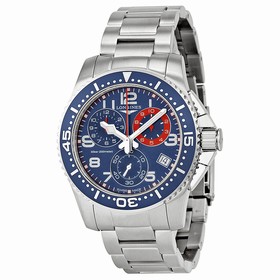 Longines HydroConquest Chronograph Blue Dial Stainless Steel Men's Watch L36904036