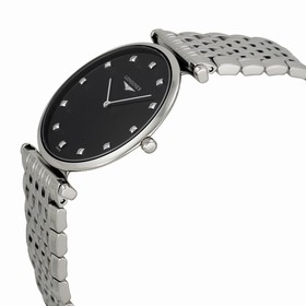 Longines La Grande Classique Diamond Black Dial Men's Watch L4.709.4.58.6