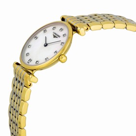 Longines La Grande Classique Diamond Mother of Pearl Two-Tone Steel Ladies Watch L42092877