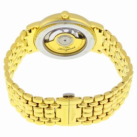 Longines La Grande Classique Presence Automatic White Dial 18kt Gold-plated Men's Watch L49212118