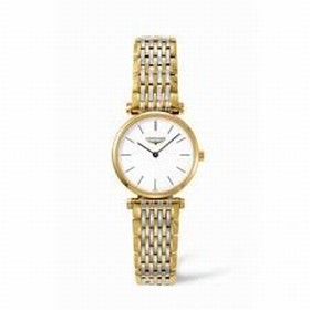 Longines La Grande Classique White Dial Two Tone Stainless Steel Ladies Watch L4.209.2.12.7