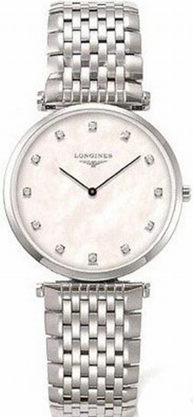 Longines La Grande Classique White Mother Of Pearl Dial Ladies Watch L4.709.4.87.6