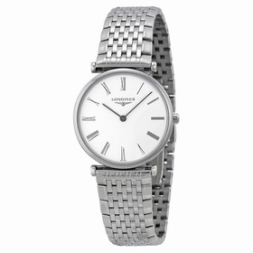 Longines La Grande White Dial Stainless Steel Men's Watch L45124116