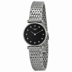 Longines Le Grande Classique Black Dial Steel Ladies Watch L4.209.4.58.6