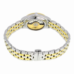 Longines Les Grandes Classiques Flagship Black Dial Silver - Gold Stainless Steel Automatic Ladies Watch L42743577