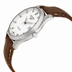 Longines Master Austomatic Silver Dial Brown Leather Men's Watch L25184773
