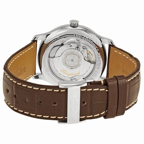 Longines Master Automatic Silver Dial Brown Laether Men's Watch L26284773