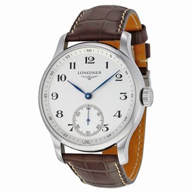 Longines Master Automatic Silver Dial Brown Leather Watch L26404783