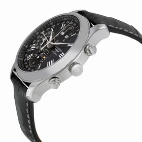 Longines Master Collection Automatic Black Dial Black Leather Strap Men's Watch L2.773.4.51.7