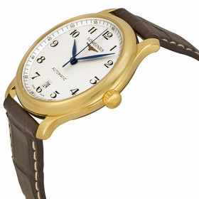 Longines Master Collection Automatic Silver Dial Brown Leather Men's Watch L26286783