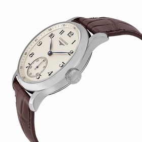 Longines Master Collection Silver Dial Brown Leather Men's Watch L26404785
