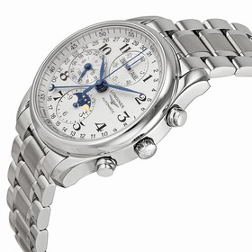 Longines Master Collection Silver Dial Chronograph Stainless Steel Men's Watch L26734786