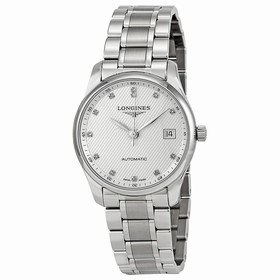 Longines Master Collection Silver Diamond Dial Stainless Steel L25184776