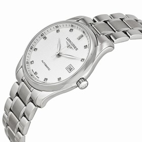 Longines Master Collection Silver Diamond Dial Stainless Steel L25184776