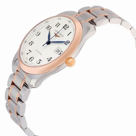 Longines Master Silver Dial Steel and 18K Rose Gold Automatic Men's Watch L2.793.5.79.7