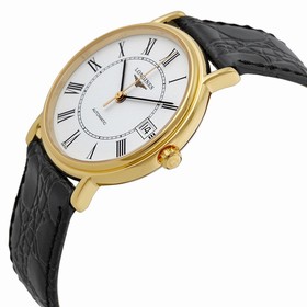 Longines Presence Automatic Black Leather Men's Watch L4.821.2.11.2