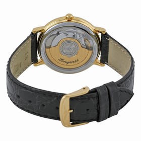 Longines Presence Automatic Black Leather Men's Watch L4.821.2.11.2