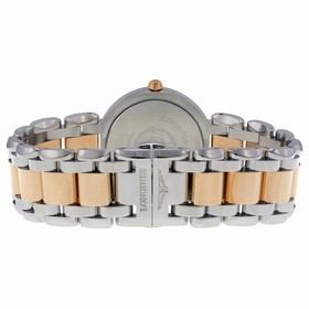 Longines Primaluna White Mother of Pearl Stainless Steel and 18kt Rose Gold Dial Ladies Watch L81125876