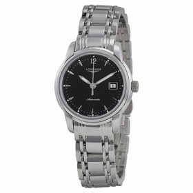 Longines Saint Imier Black Dial Stainless Steel Ladies Watch L25634526