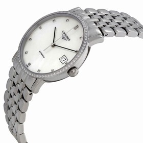 Longines White Dial Stainless Steel Watch L48090876