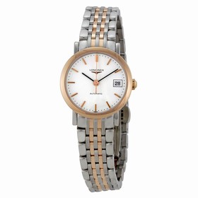 Longines White Dial Two-tone Ladies Watch L43095127