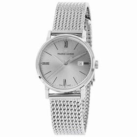 Maurice Lacroix Eliros Date Silver Dial Stainless Steel Ladies Watch EL1084-SS002-110