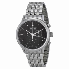 Maurice Lacroix Les Classiques Black Dial Chronograph Stainless Steel Men's Watch LC1008-SS002-330