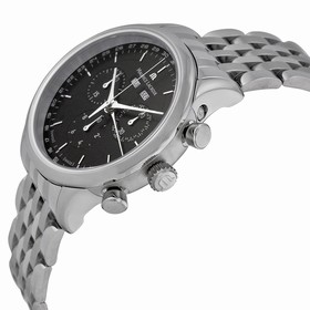 Maurice Lacroix Les Classiques Black Dial Chronograph Stainless Steel Men's Watch LC1008-SS002-330