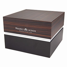 Maurice Lacroix Les Classiques Black Dial Chronograph Stainless Steel Men's Watch LC1008-SS002-330