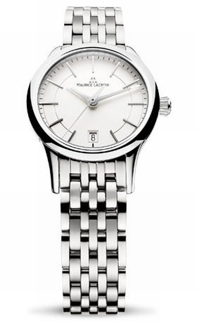 Maurice Lacroix Les Classiques Date Silver Dial Ladies Watch ML-LC1113-SS002-130
