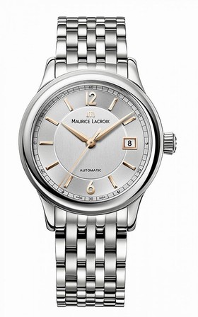 Maurice Lacroix Les Classiques Date Silver Dial Men's Watch LC6027-SS002-122